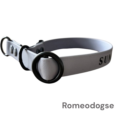 Stryphalsband med ett stopp Biothane 16,19,25mm