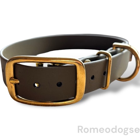 Hundhalsband  Biothane Ställbart 16,19,25mm
