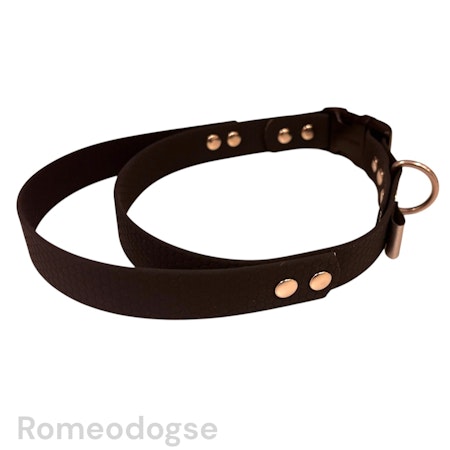 Hundhalsband Hexa med handtag  16,20,25mm