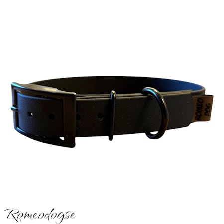 Hundhalsband  Biothane Ställbart 16,19,25mm
