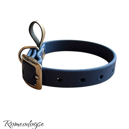 Hundhalsband Biothane Ställbart 13mm