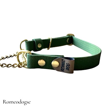 Hundhalsband Hexa kedja justerbart 16,20,25mm