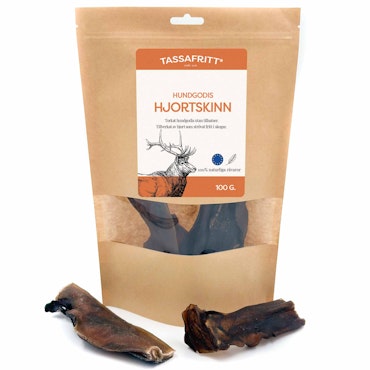 Naturligt  Hundgodis Hjortskinn / Hjortrulle