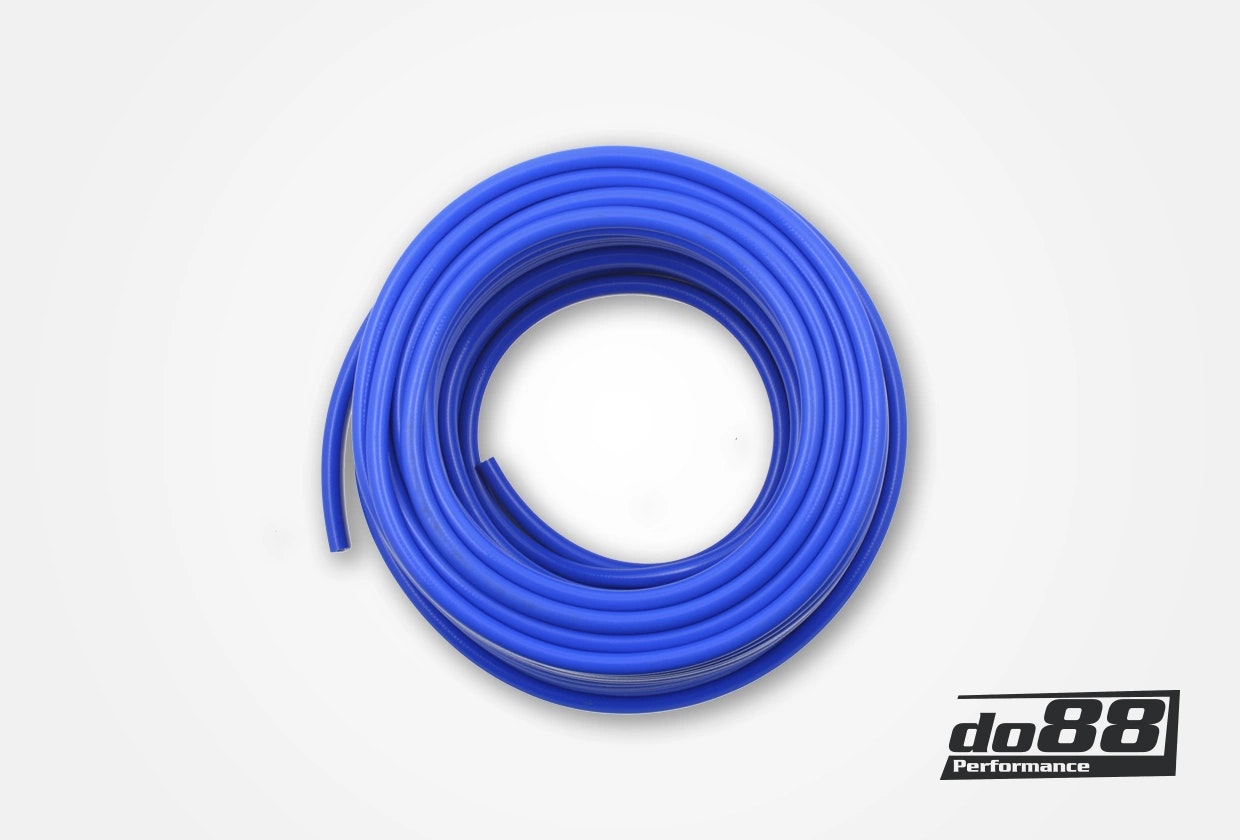 Silicone hose Reinforced 1-20cm blue - GIK Racing AB
