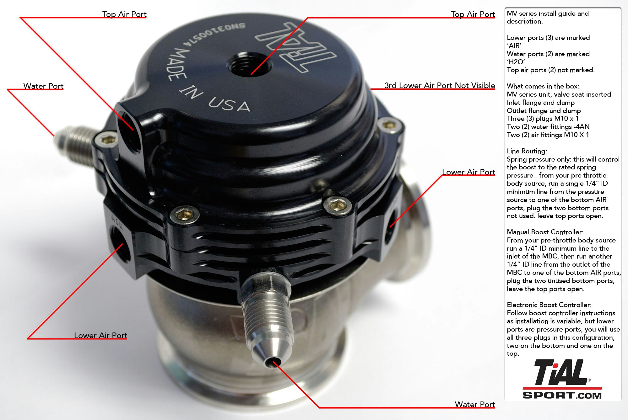 Wastegate TiAL MVR V-Band silver