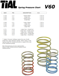 Wastegate TiAL V60D V-Band Svart