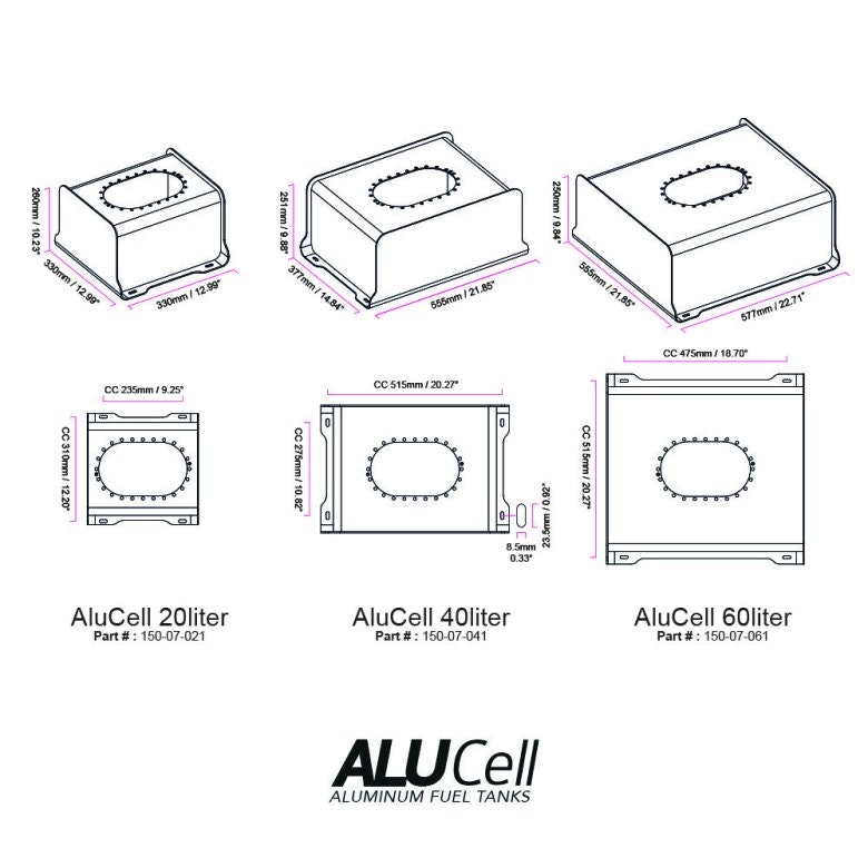 AluCell Fuel Cell 60l with Nuke Performance CFC Unit
