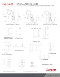 879779-5001S G42-1200 Compact Turbo A/R 1.01 V-band/V-band