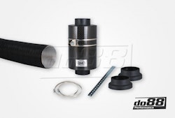 BMC CDA Carbon Dynamic Airbox, Kolfiber, Anslutning 70mm, Längd 185mm