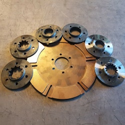 Tenaci copper 6;5 mm disc - 184 mm 6 puck with hub included