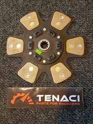 Tenaci 265 mm clutch disc with 6 pucks and springs 10 splines Chevrolet