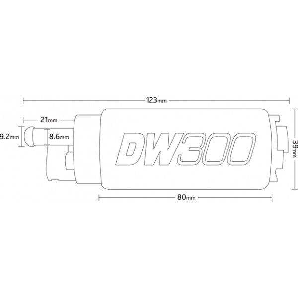 DeatschWerks In-Tank Pump DW300 340L/Hr