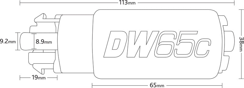 DeatschWerks In-Tank Pump DW65C 265 L/Hr