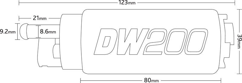 DeatschWerks In-Tank Pump DW200 255L/Hr