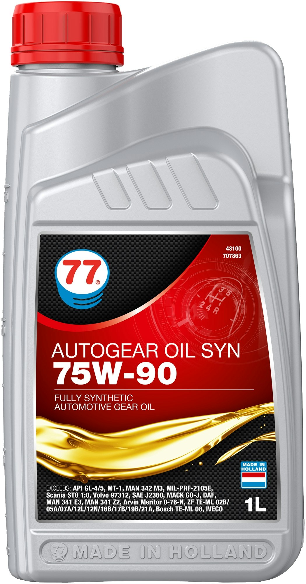 77 Lubricants AUTOGEAR OIL SYN 75W-90