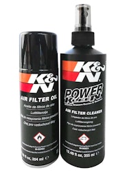 K&N Olja + Rengörings Kit Luftfilter