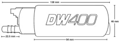 DeatschWerks In-Tank DW400 L/Hr Kit.