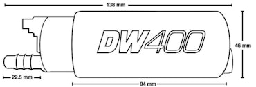 DeatschWerks In-Tank DW400 L/Hr Kit.