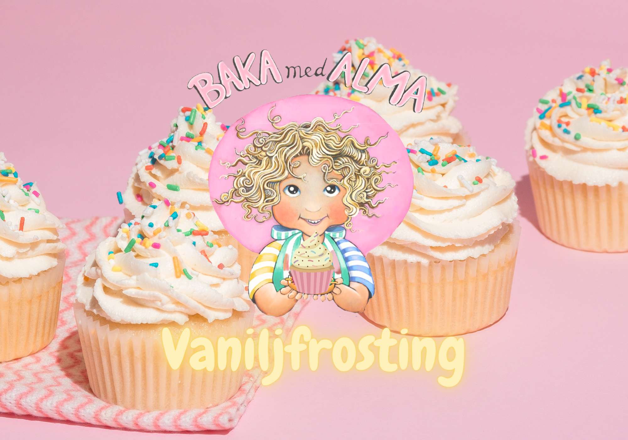 Frosting Vanilj - nedladdningsbar - Pdf - Baka med Alma