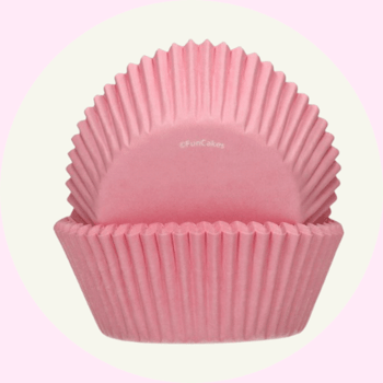 Kakform - muffinsform - Rosa - funcake