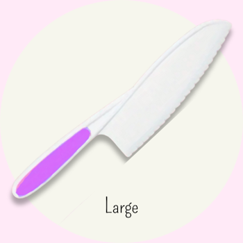 Barnkniv - barnvänlig kniv - Large - LILA