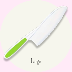 Barnkniv - barnvänlig kniv - Large - GRÖN