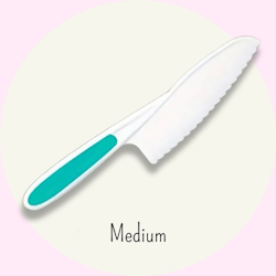 Barnkniv - barnvänlig kniv - Medium - BLÅ
