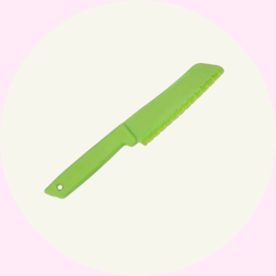 Barnkniv - barnvänlig kniv - Skalkniv - Grön