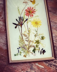 Tavla med blommor