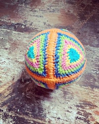 Boll blå/orange/grönt/rosa/gult