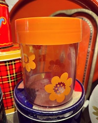 Plastburk orange kaffe