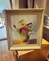Målning blommor