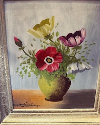Målning blommor