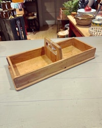 Trälåda med handtag