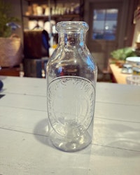 Glasflaska/mjölkflaska