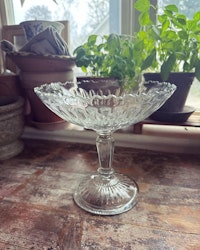 Glasskål på fot
