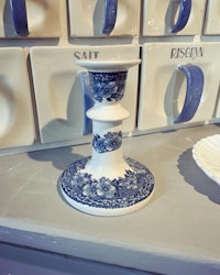Ljusstake engelskt porslin Wedgwood