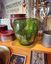 Grön glasvas