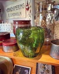 Grön glasvas