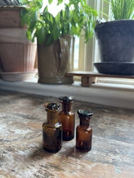 Mini-medicinflaskor 3st