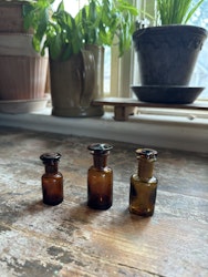 Mini-medicinflaskor 3st