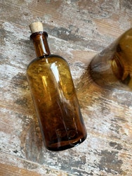 Glasflaska med kork (säljes styckvis)