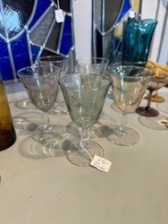 Små franska glas 5st (endast avhämtning)