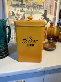 Plåtburk socker
