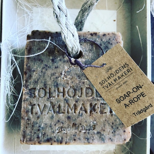 Trädgårdstvål Soap-on-a-rope, 220g