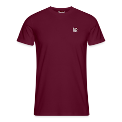 Organic cotton t-shirt bordeaux