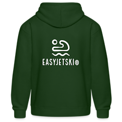 Cotton hoodie green for men