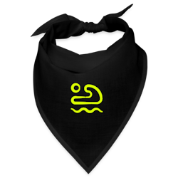 Bandana sort og grønn