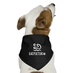 Hunde-bandana sort og hvit