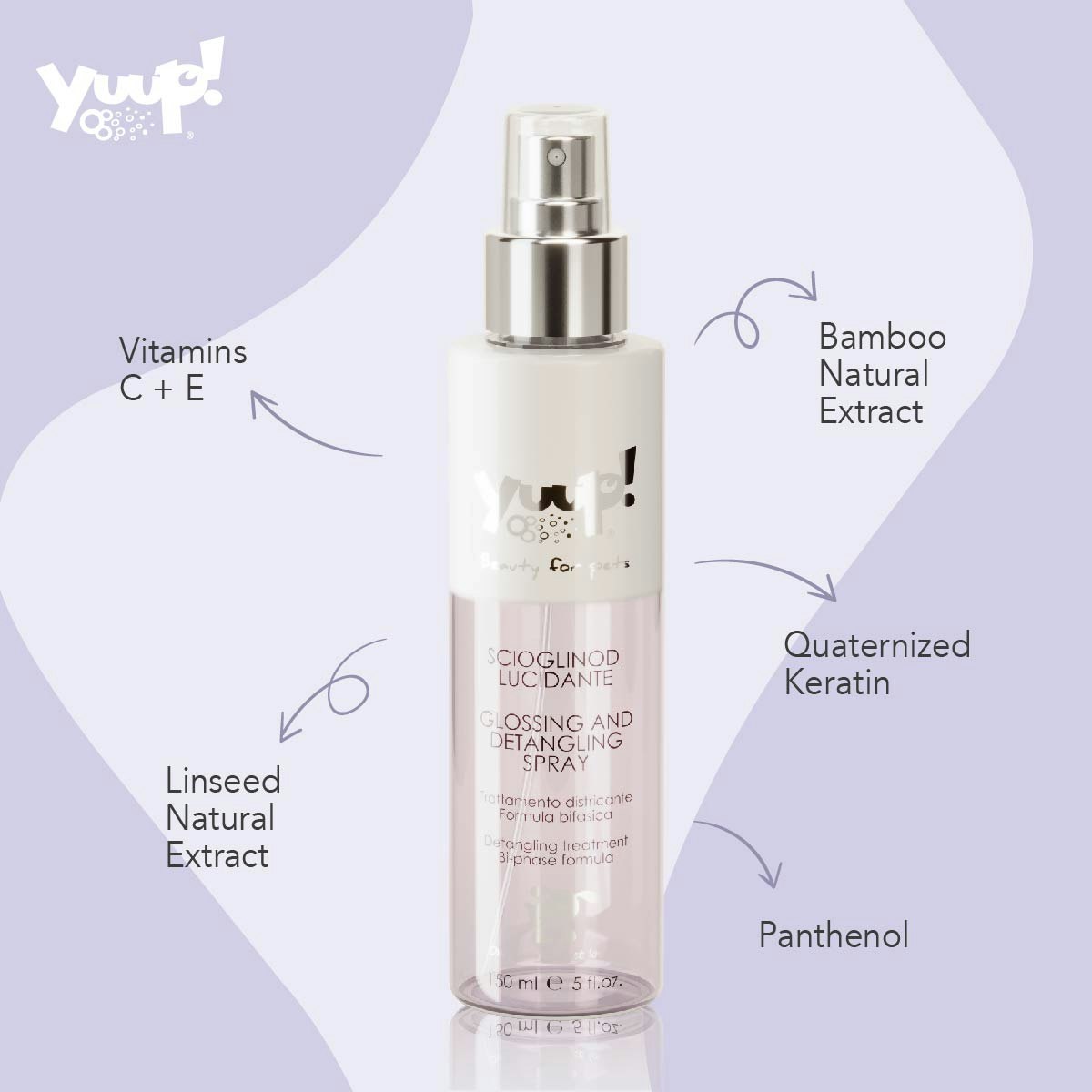 Yuup! Home Glossing and Detangling Spray 150 ml